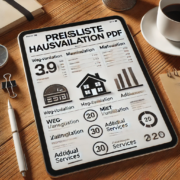 Preisliste Hausverwaltung PDF -