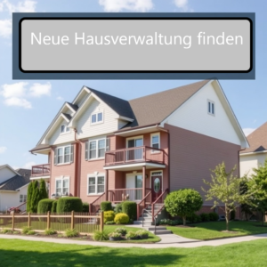 Herausforderung, Chance - oder beides? Neue Hausverwaltung finden